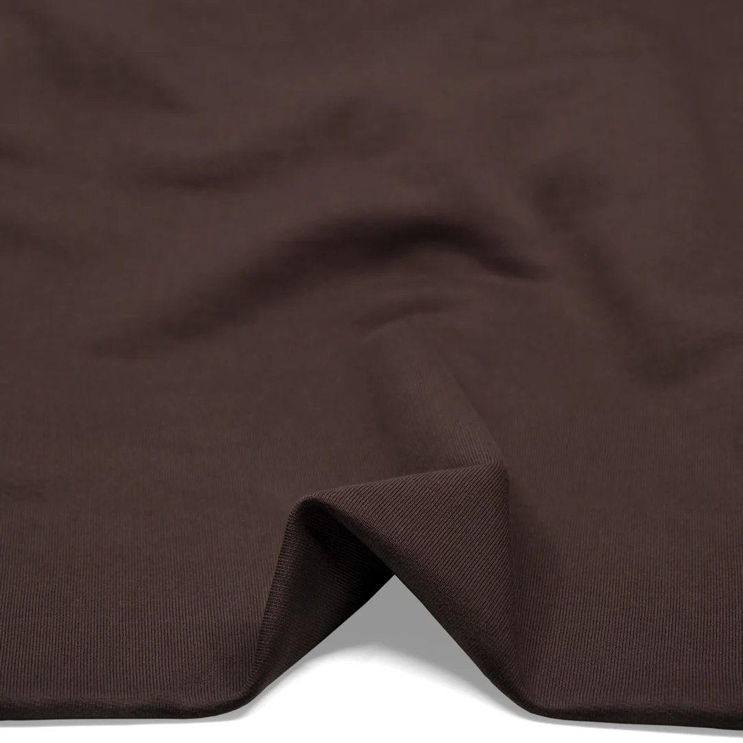100% Cotton French Terry - Ganache - Image 3