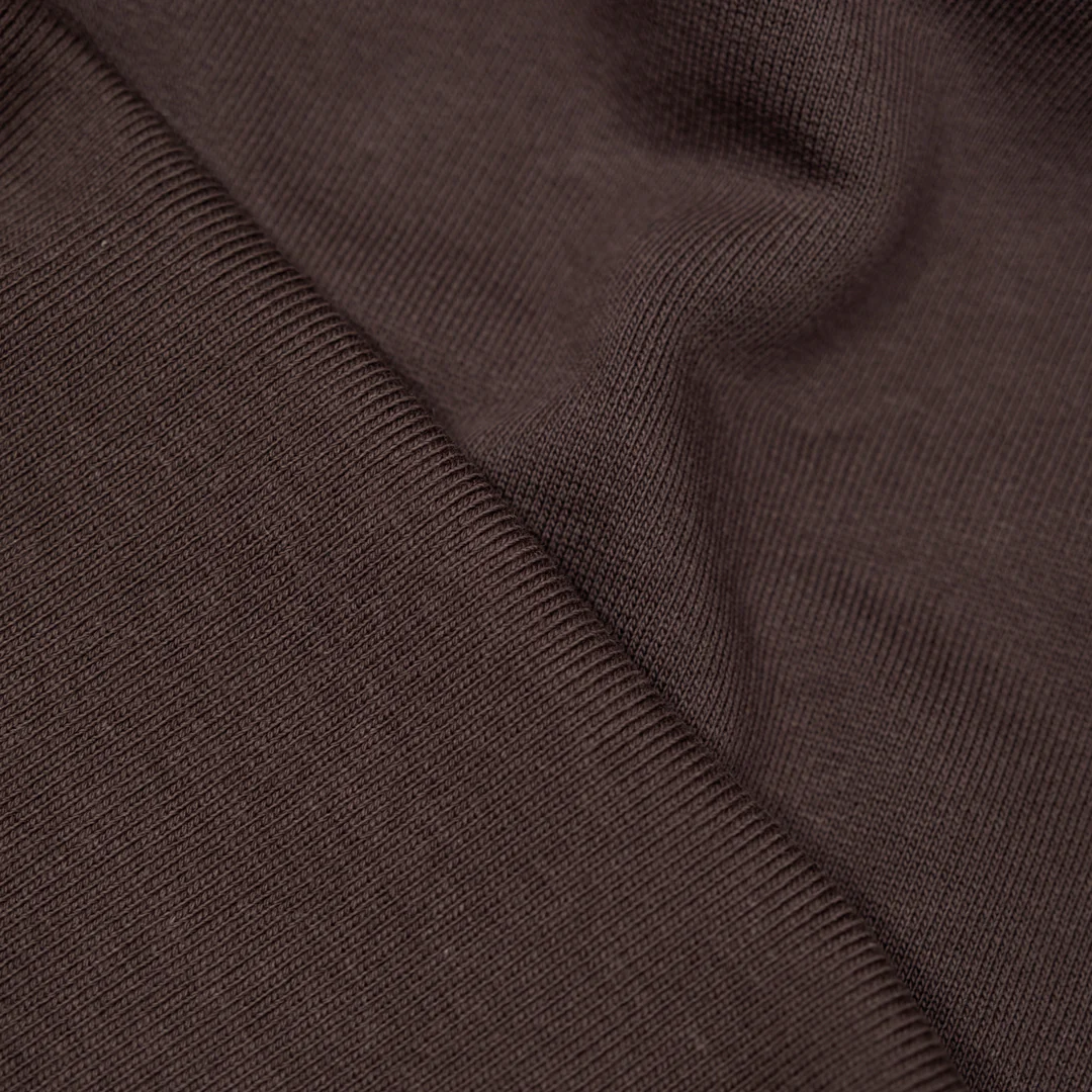 100% Cotton French Terry - Ganache - Image 4