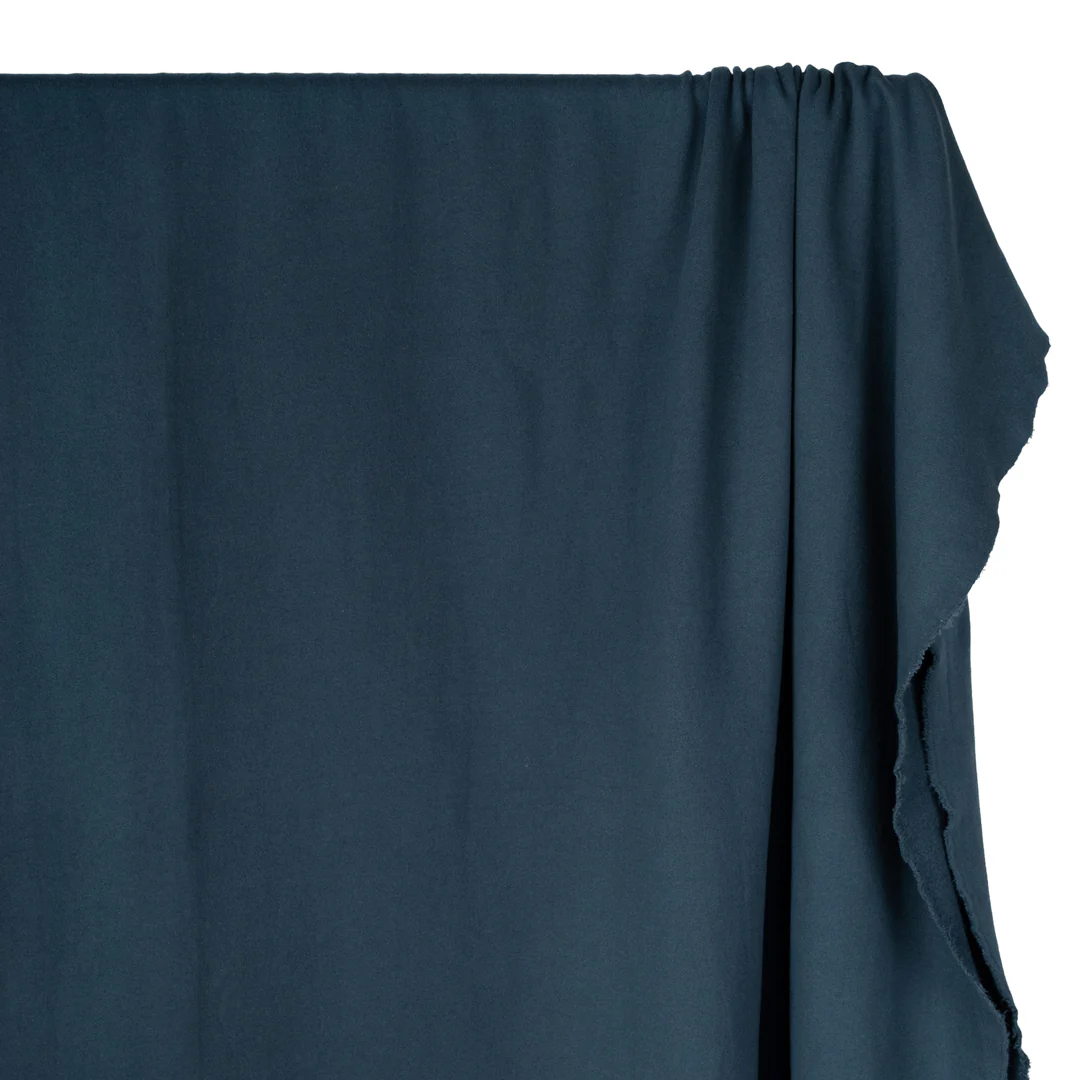 100% Organic Cotton Sweatshirt Fleece - Petrol - Image 4