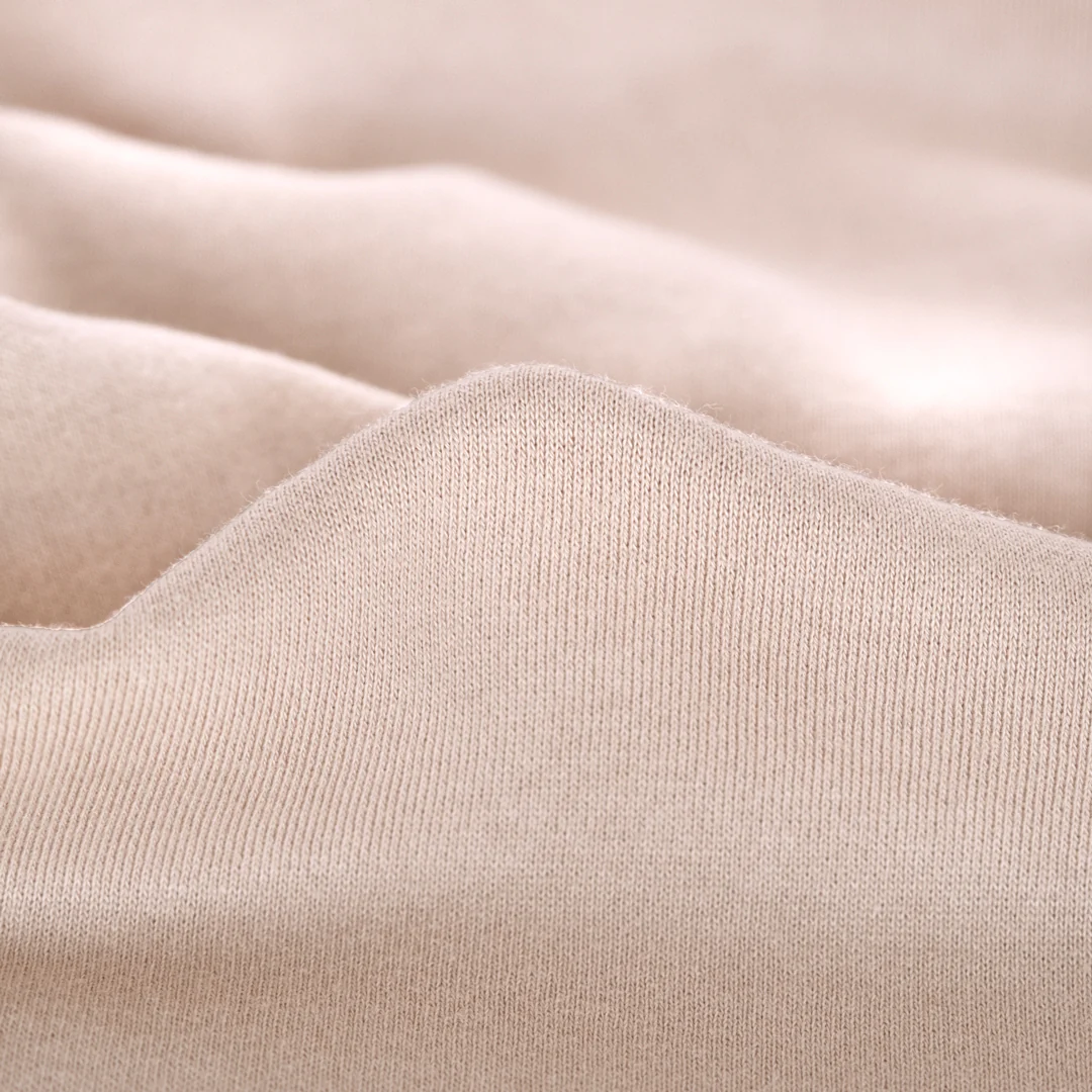 100% Organic Cotton Sweatshirt Fleece - Quartz - Image 2