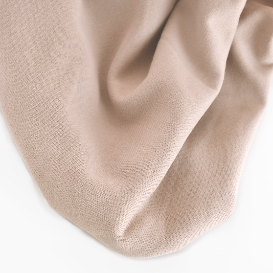 100% Organic Cotton Sweatshirt Fleece - Quartz - Image 3