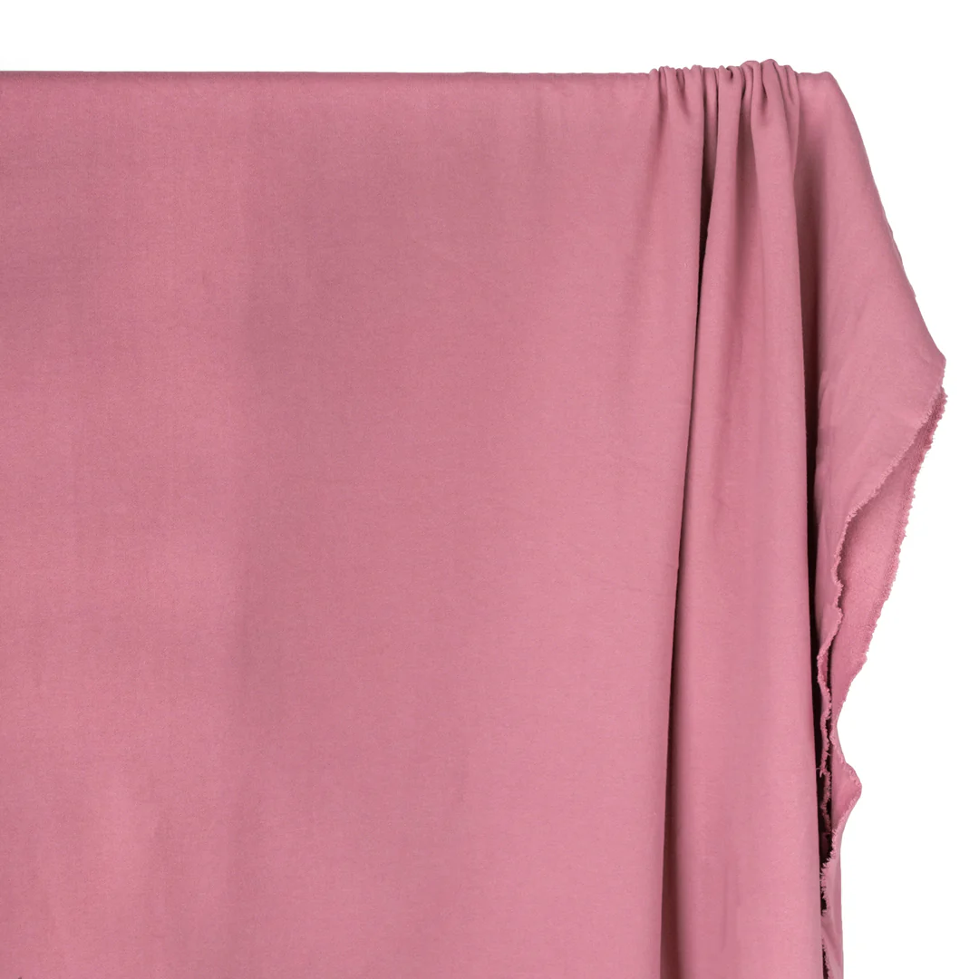 100% Organic Cotton Sweatshirt Fleece - Wild Rose - Image 4