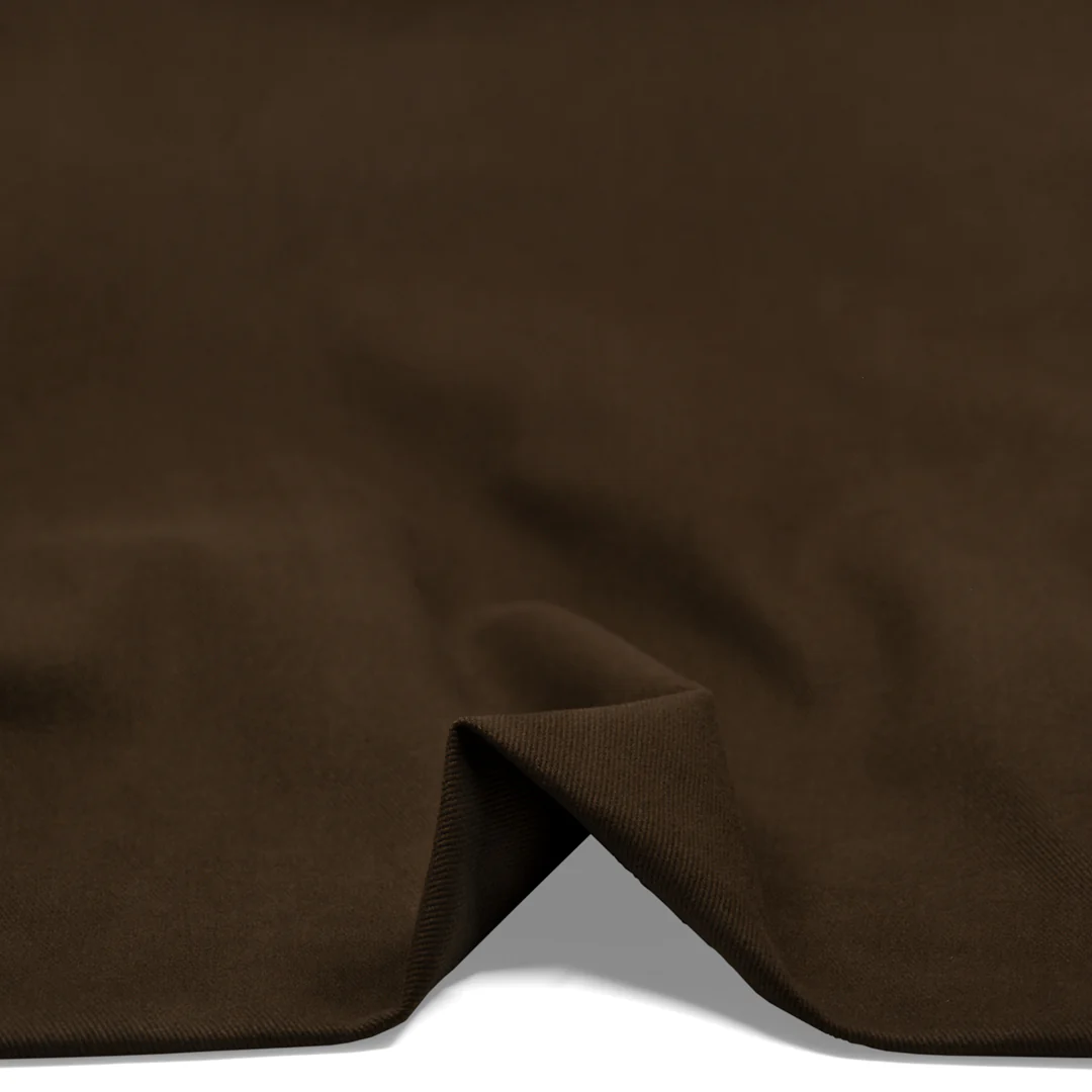 10oz Brushed Bull Denim - Umber - Image 2