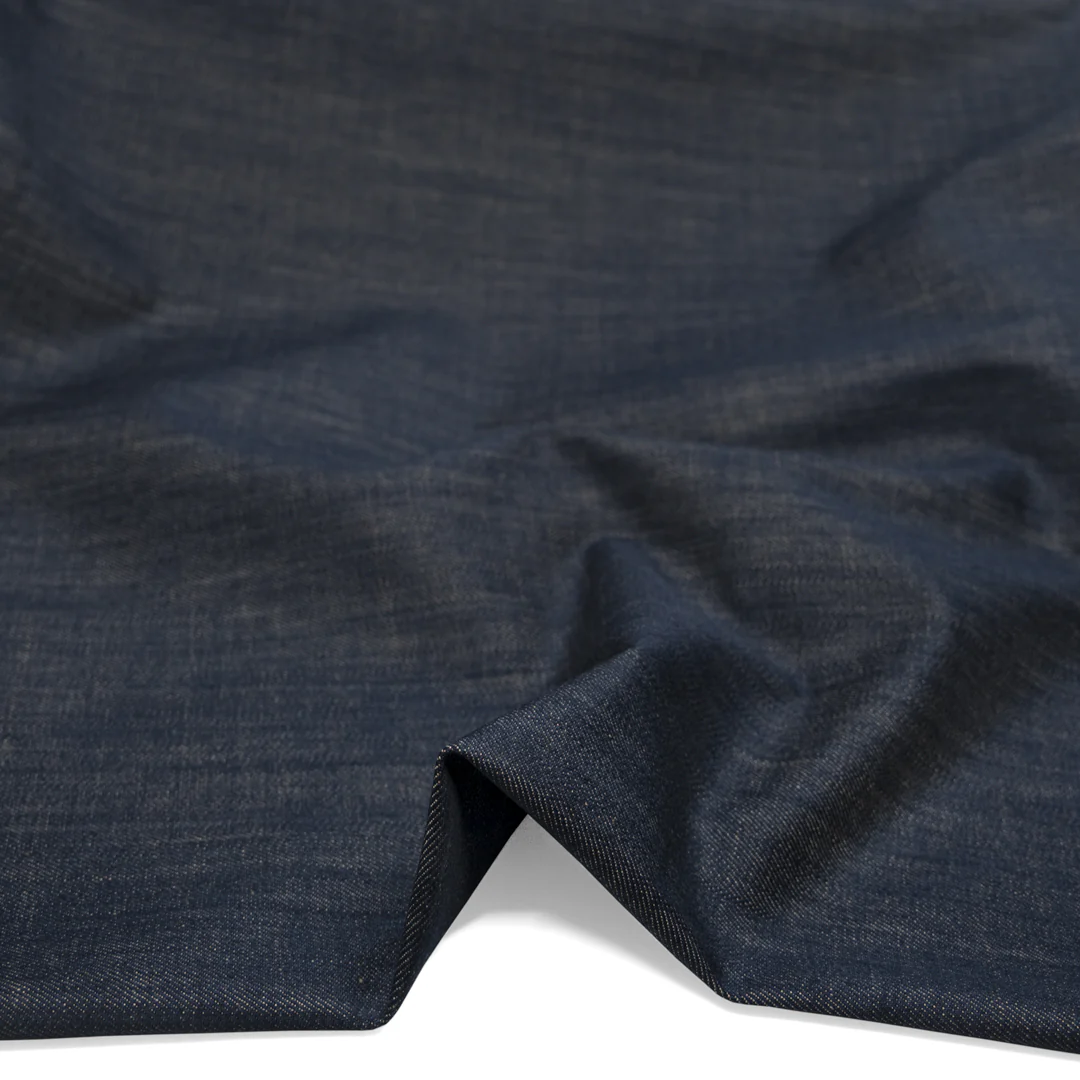 10oz Italian Non-Stretch Denim - Antique Blue - Image 3