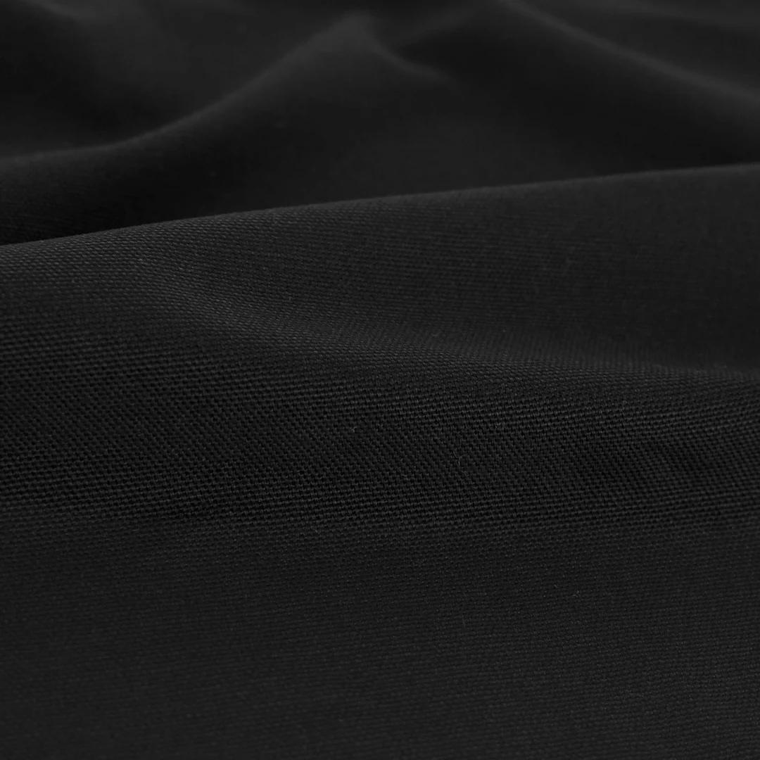 10oz Organic Cotton Duck Canvas - Black - Image 3