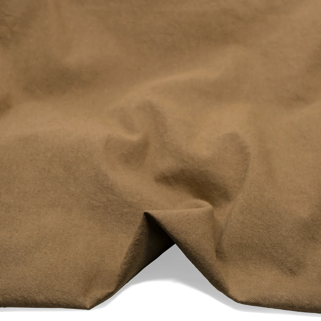 10oz Stonewashed Denim - Sepia/Nutshell - Image 3