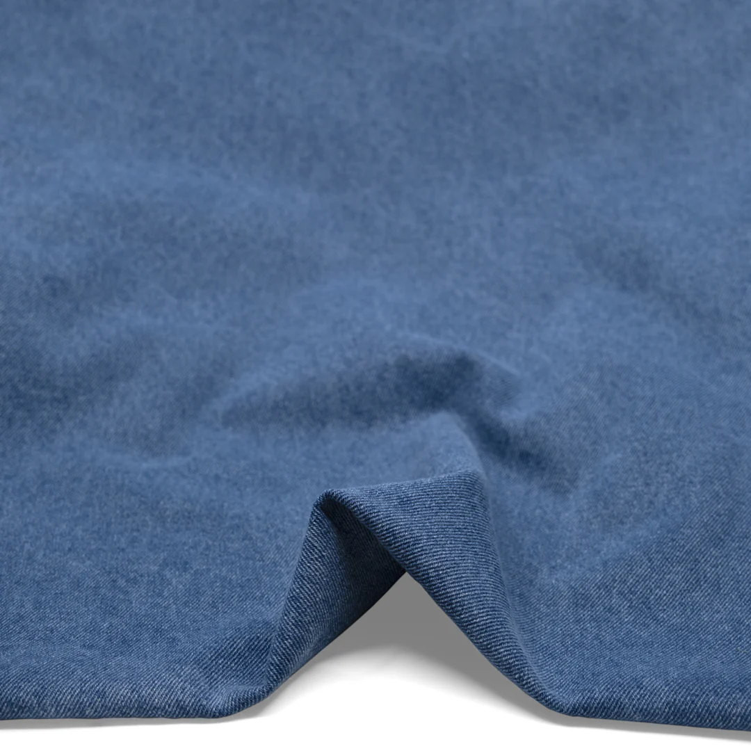 12oz Bleached Denim - Light Indigo - Image 2
