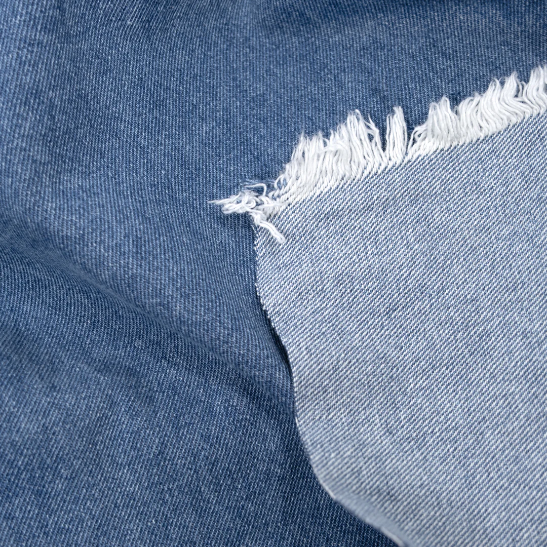 12oz Bleached Denim - Light Indigo - Image 3