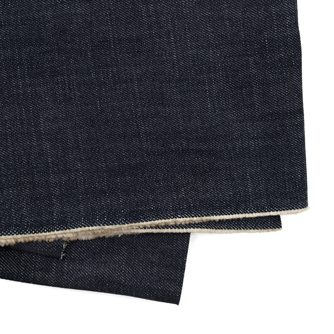 12oz Crosshatch Non-Stretch Denim - Vintage Indigo - Image 2