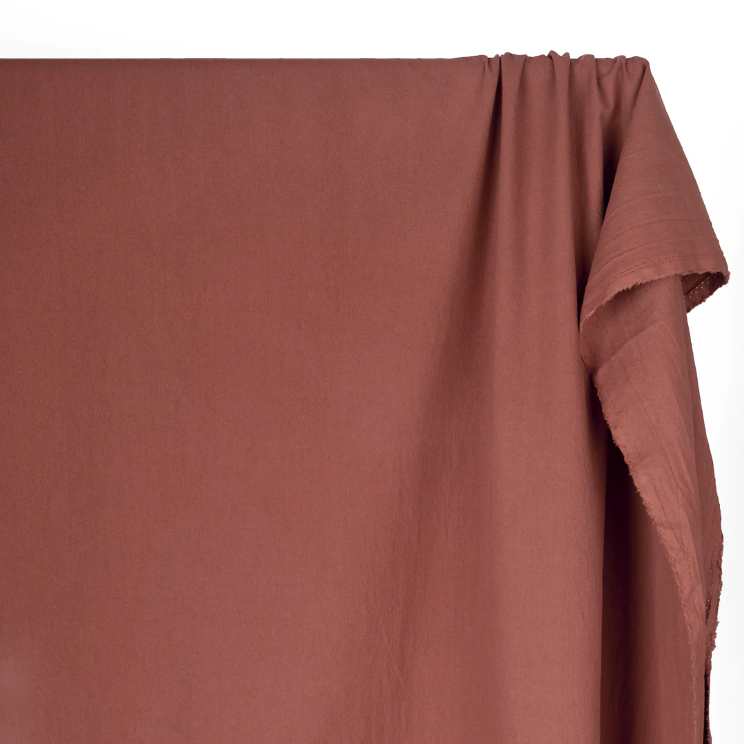 4.5oz Sandwashed Cotton - Deep Rosewood - Image 3