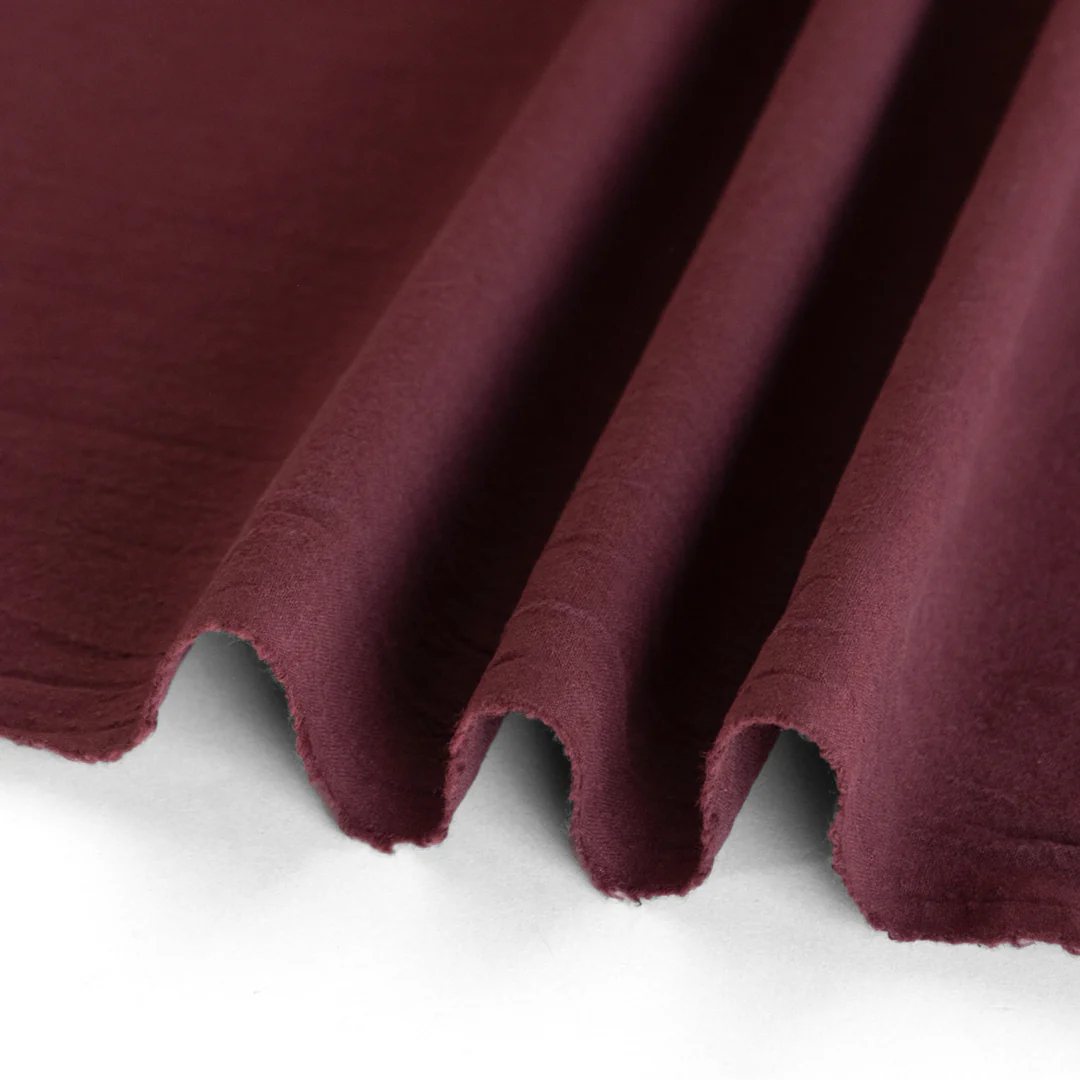 4.5oz Sandwashed Cotton - Merlot - Image 2