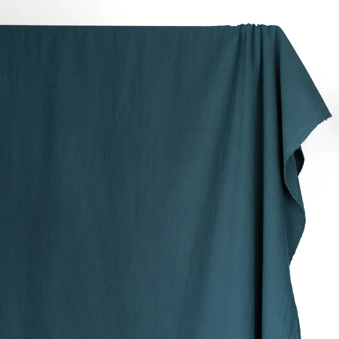 4.5oz Sandwashed Cotton - Petrol - Image 3