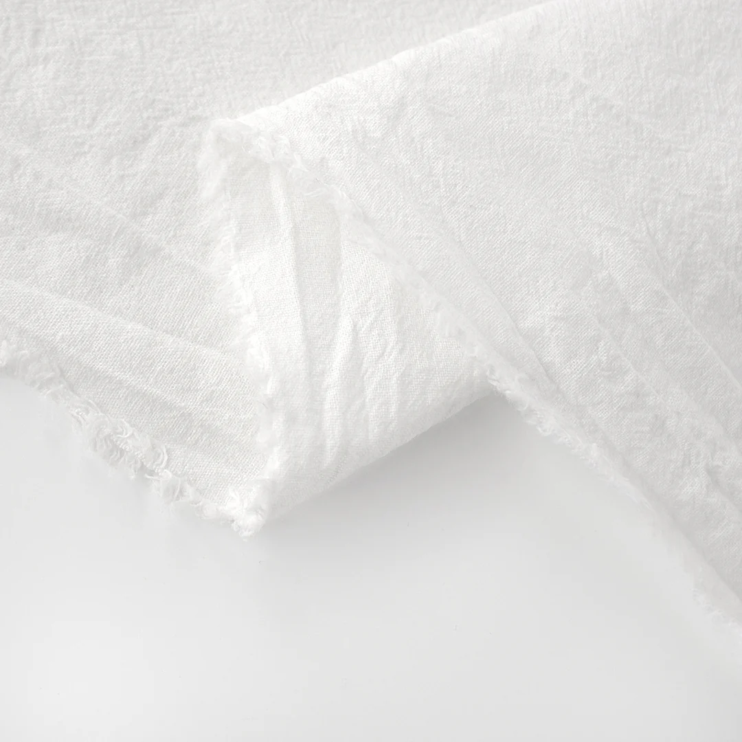 4.5oz Sandwashed Cotton - White