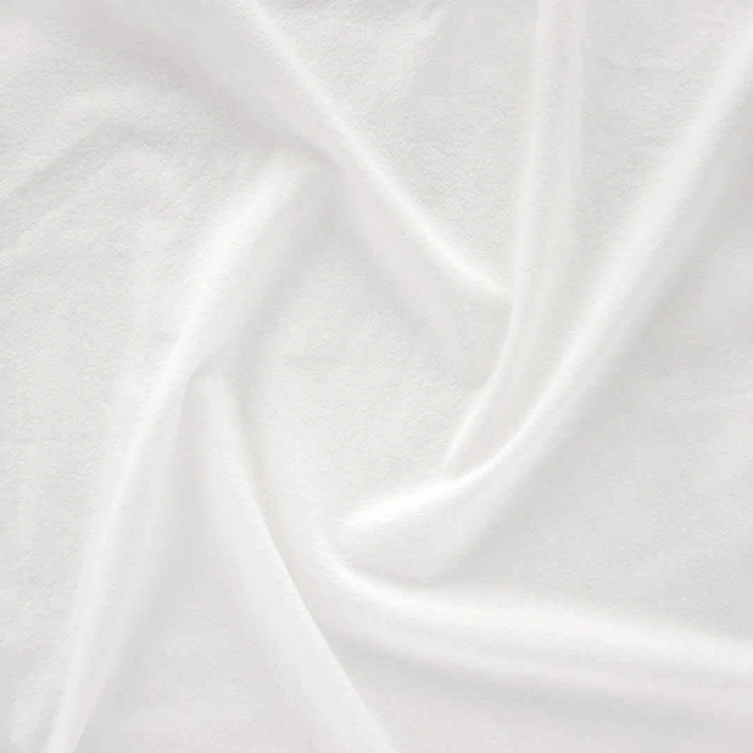 4.5oz Sandwashed Cotton - White - Image 2