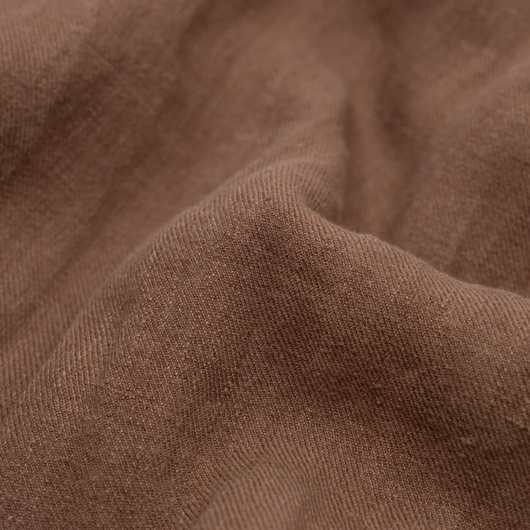 6.5oz Laundered Linen Twill - Cappuccino