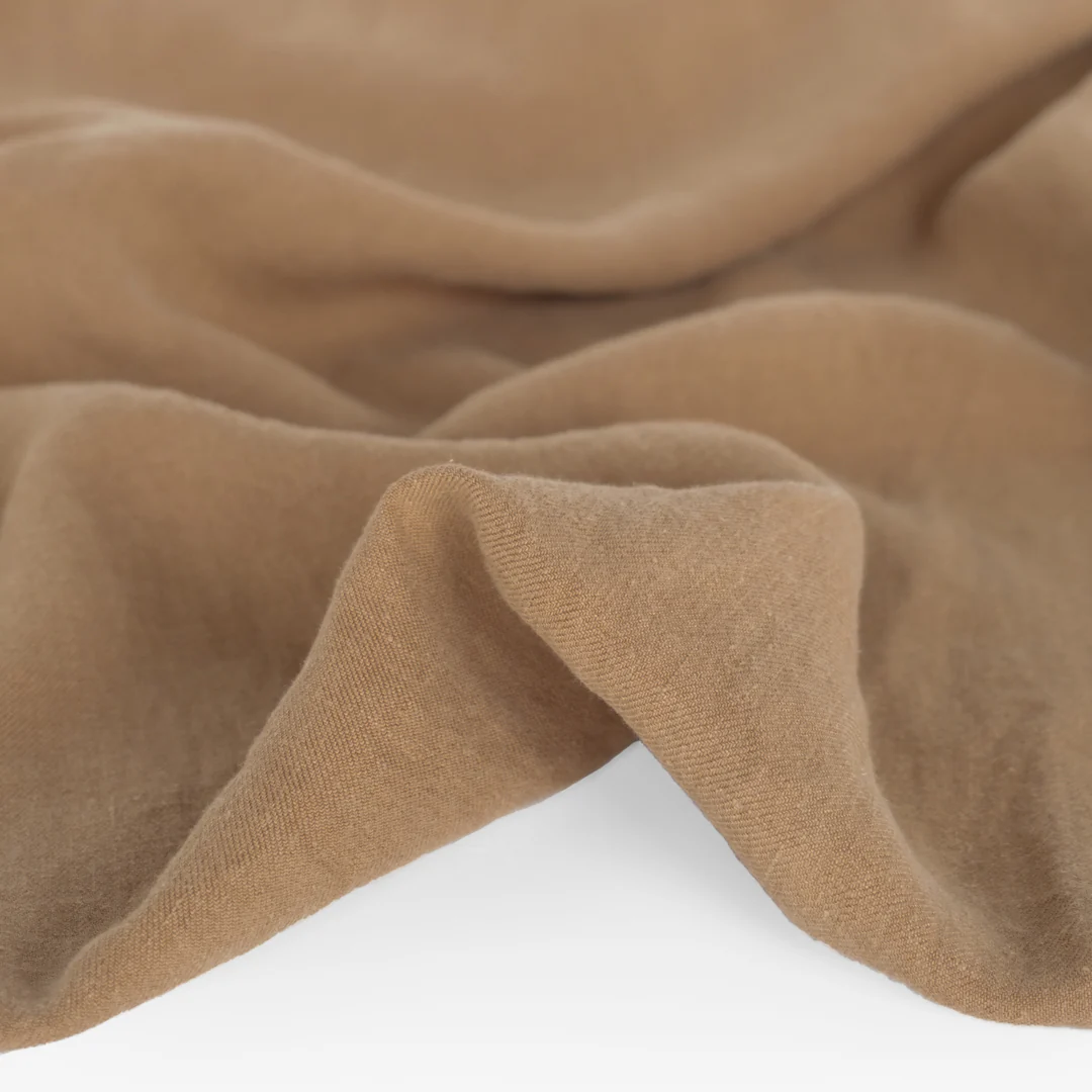 6.5oz Laundered Linen Twill - Latte