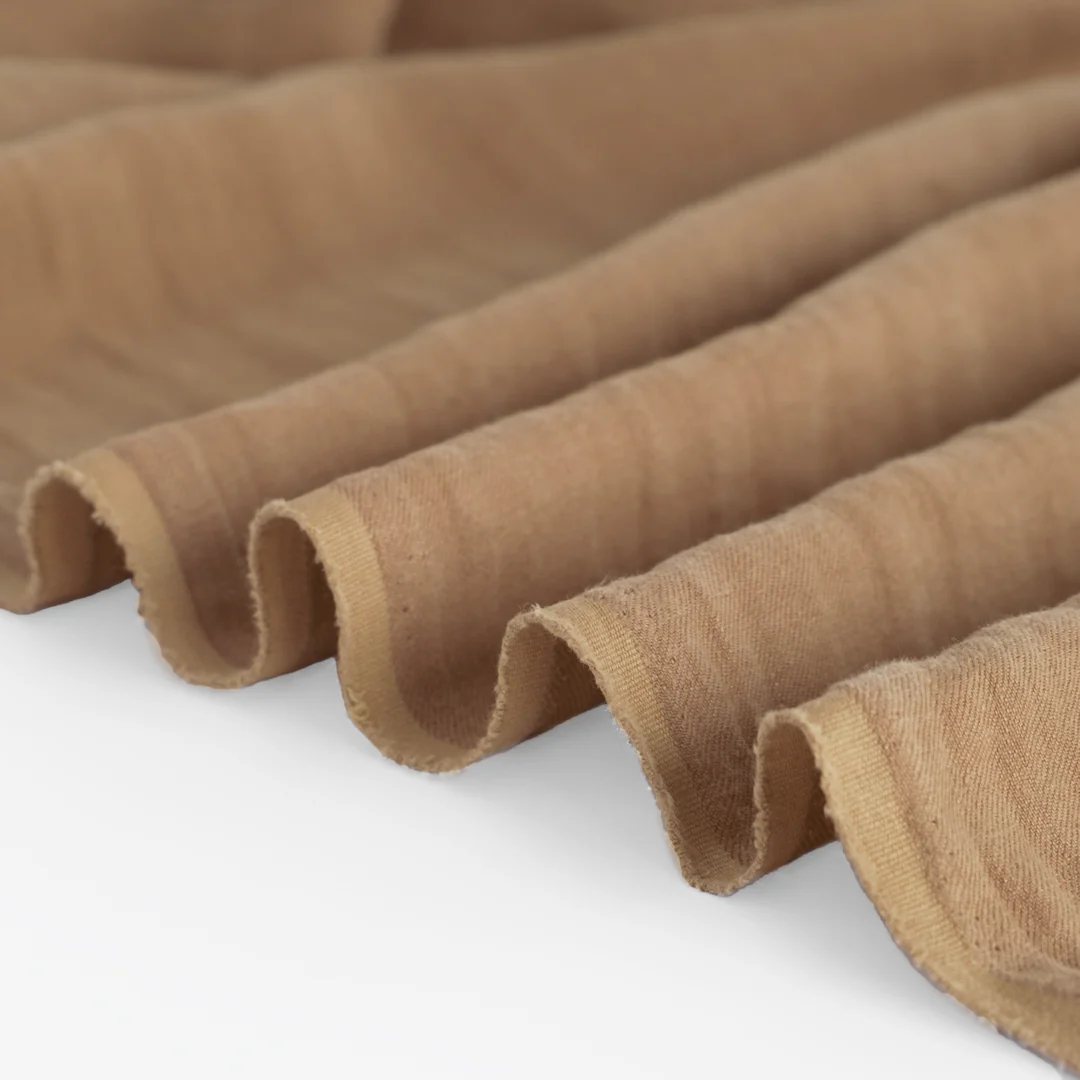 6.5oz Laundered Linen Twill - Latte - Image 3