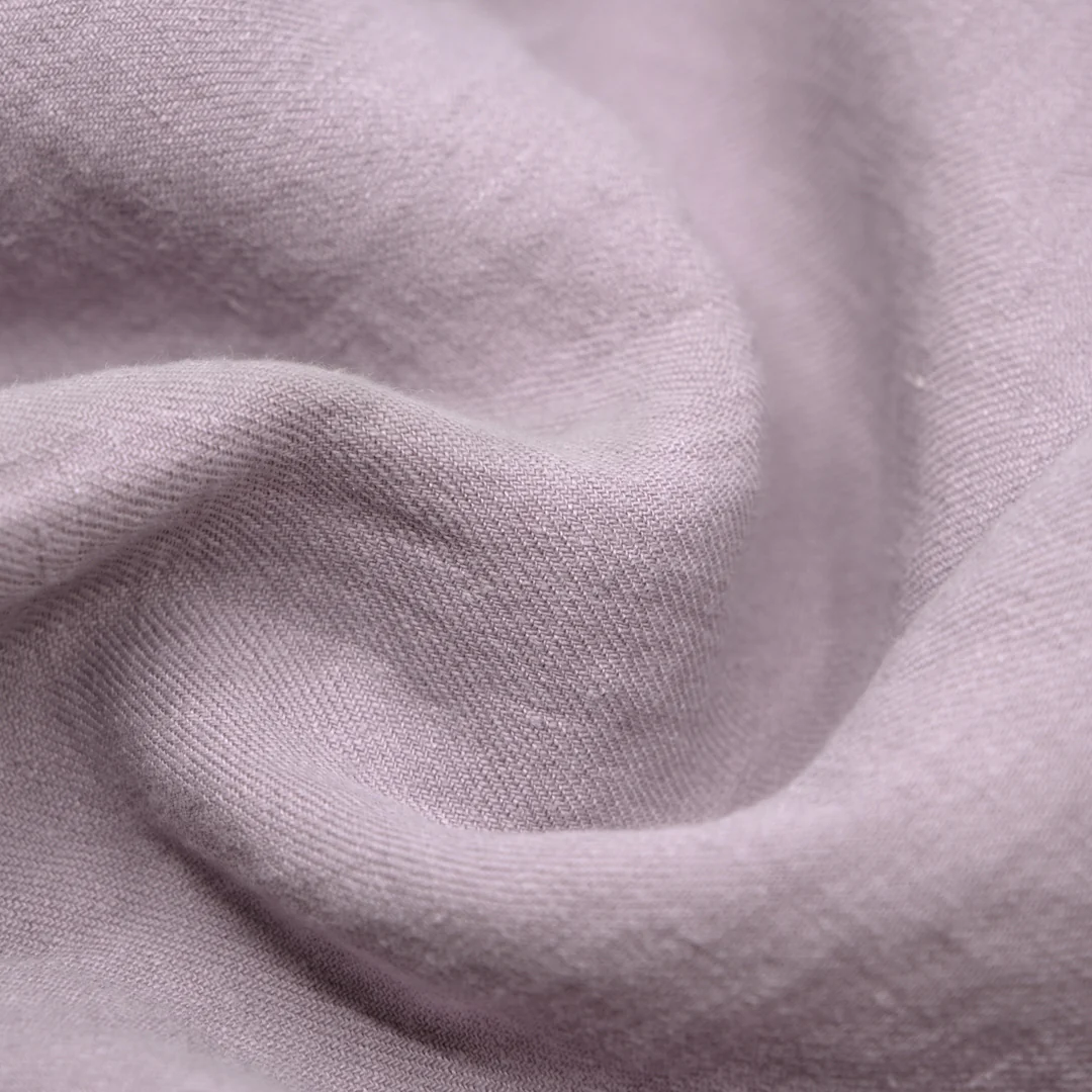 6.5oz Laundered Linen Twill - London Fog
