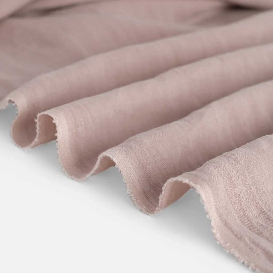 6.5oz Laundered Linen Twill - Quartz - Image 3