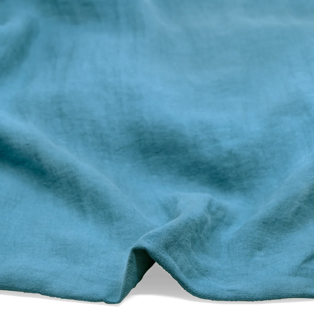 6.5oz Laundered Linen Twill - Waterfall - Image 2