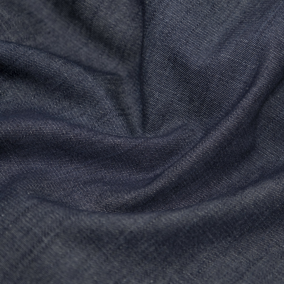 6oz Non-Stretch Denim - Deep Indigo