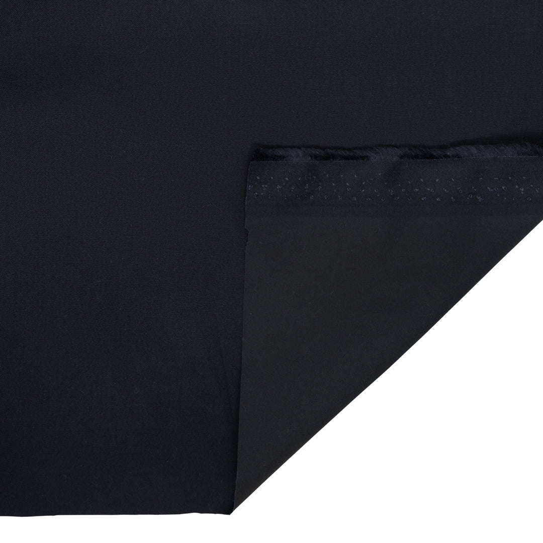 7oz British Millerain Dry Waxed Cotton Poplin - Midnight Blue - Image 3