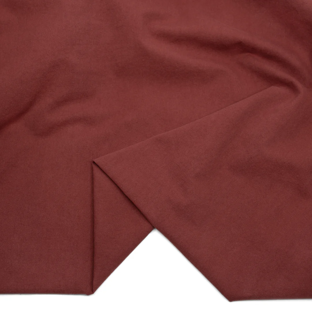 7oz Softened Organic Cotton - Deep Rosewood - Image 2