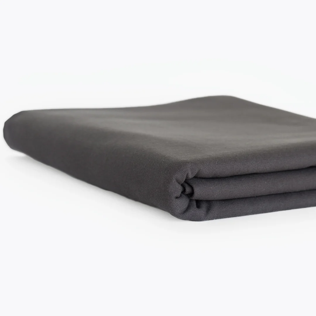 8.5oz Washed Cotton Canvas - Ash - Image 3