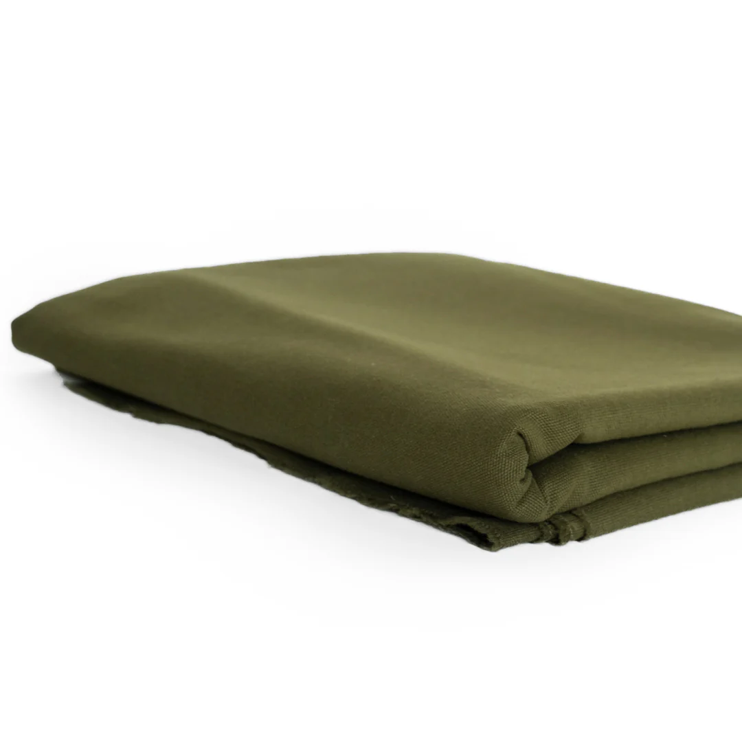 8.5oz Washed Cotton Canvas - Caper - Image 3