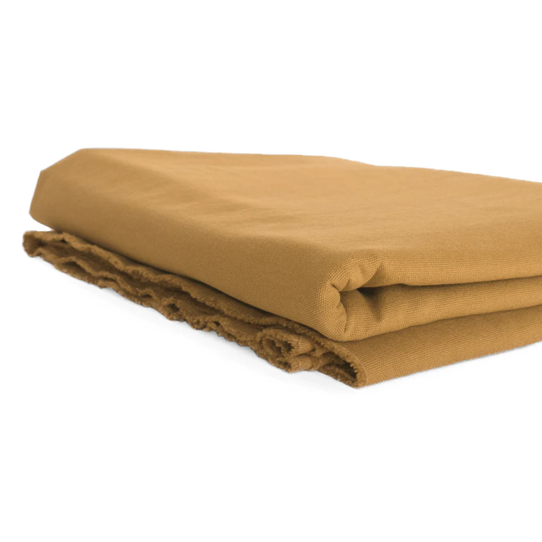 8.5oz Washed Cotton Canvas - Cumin - Image 3