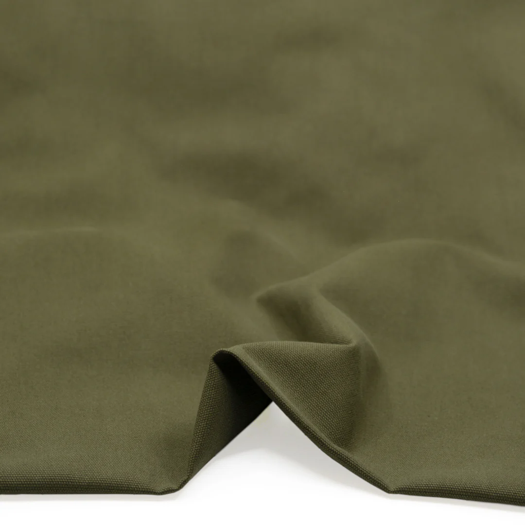8.5oz Washed Cotton Canvas - Juniper - Image 2