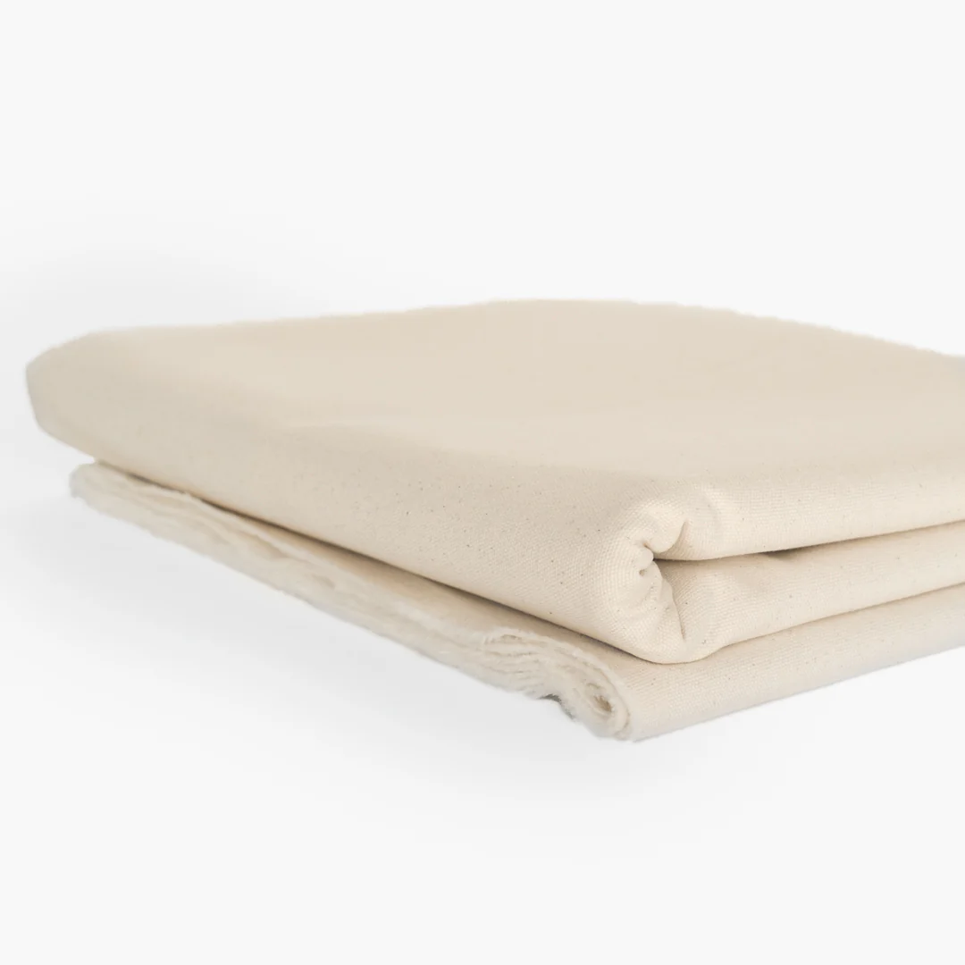 8.5oz Washed Cotton Canvas - Natural - Image 3