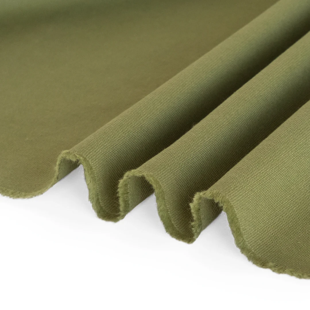 8.5oz Washed Cotton Canvas - Sage - Image 2