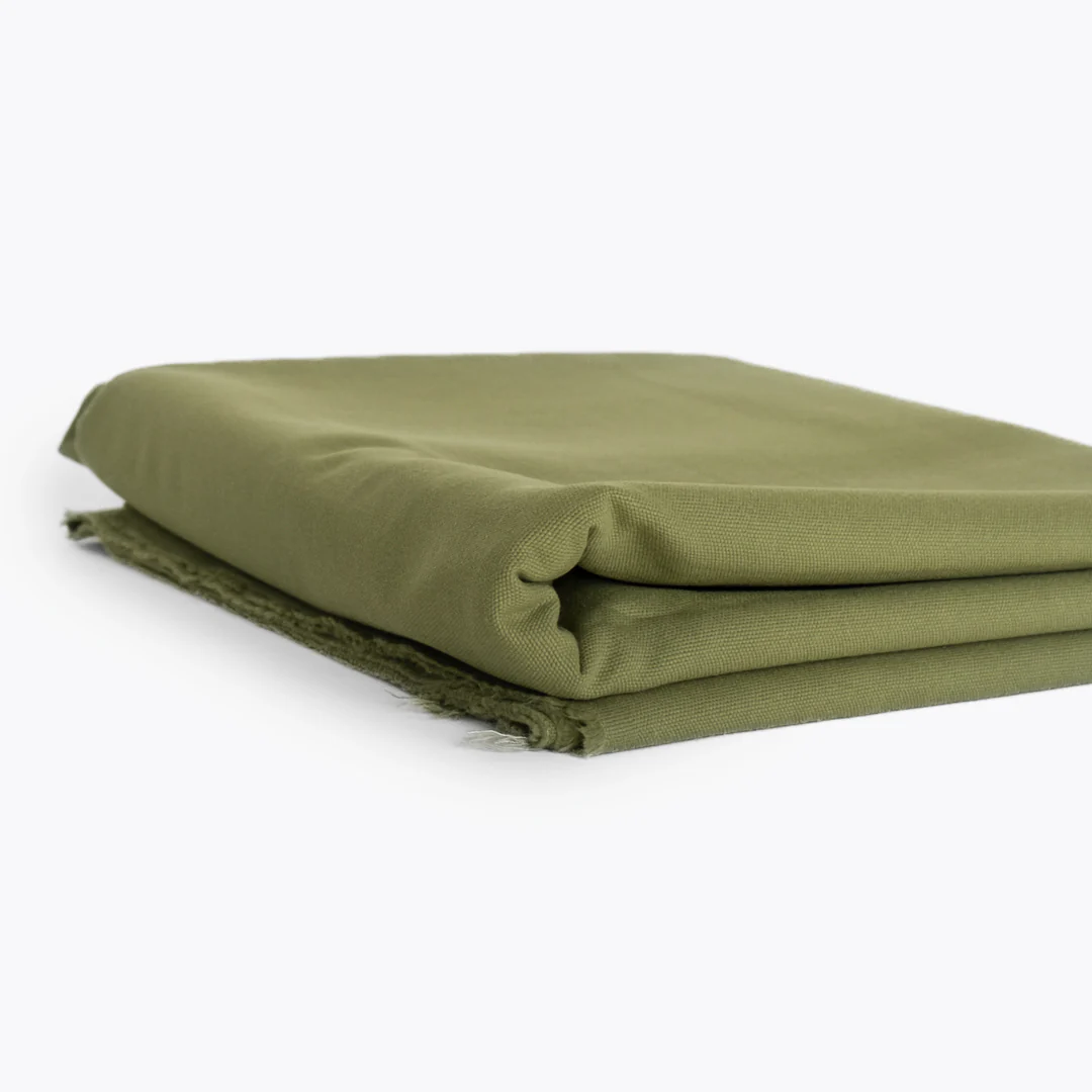 8.5oz Washed Cotton Canvas - Sage - Image 3