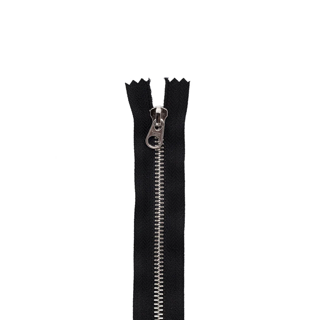 9" (23cm) Closed End Metal Zipper - Image 2