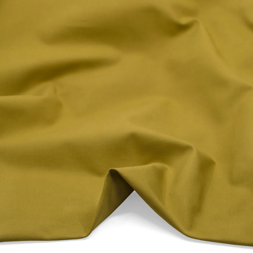 9.5oz Brushed Cotton Canvas - Chartreuse - Image 3