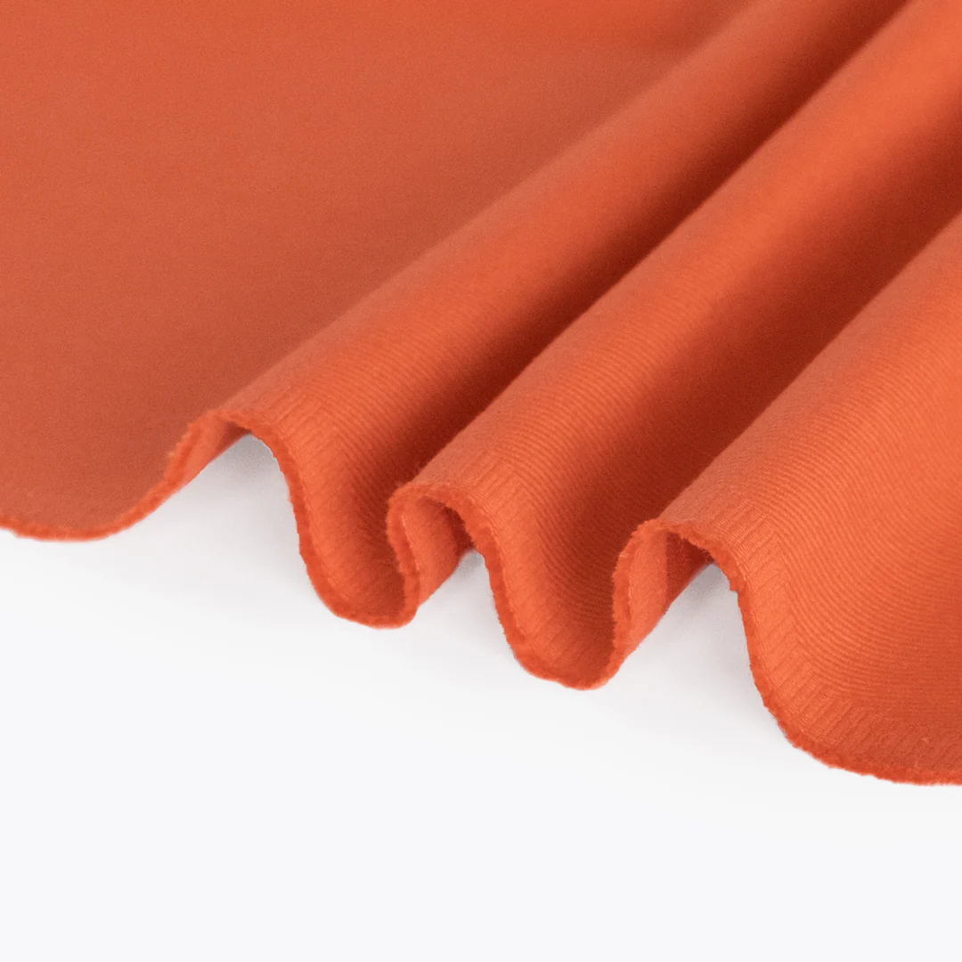 9.5oz Bull Denim - Blood Orange - Image 2