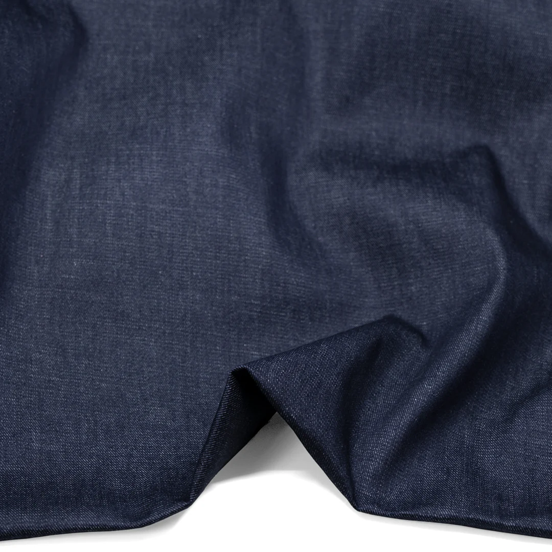 9.5oz Candiani Mills Comfort Stretch Denim - Medium Indigo - Image 2