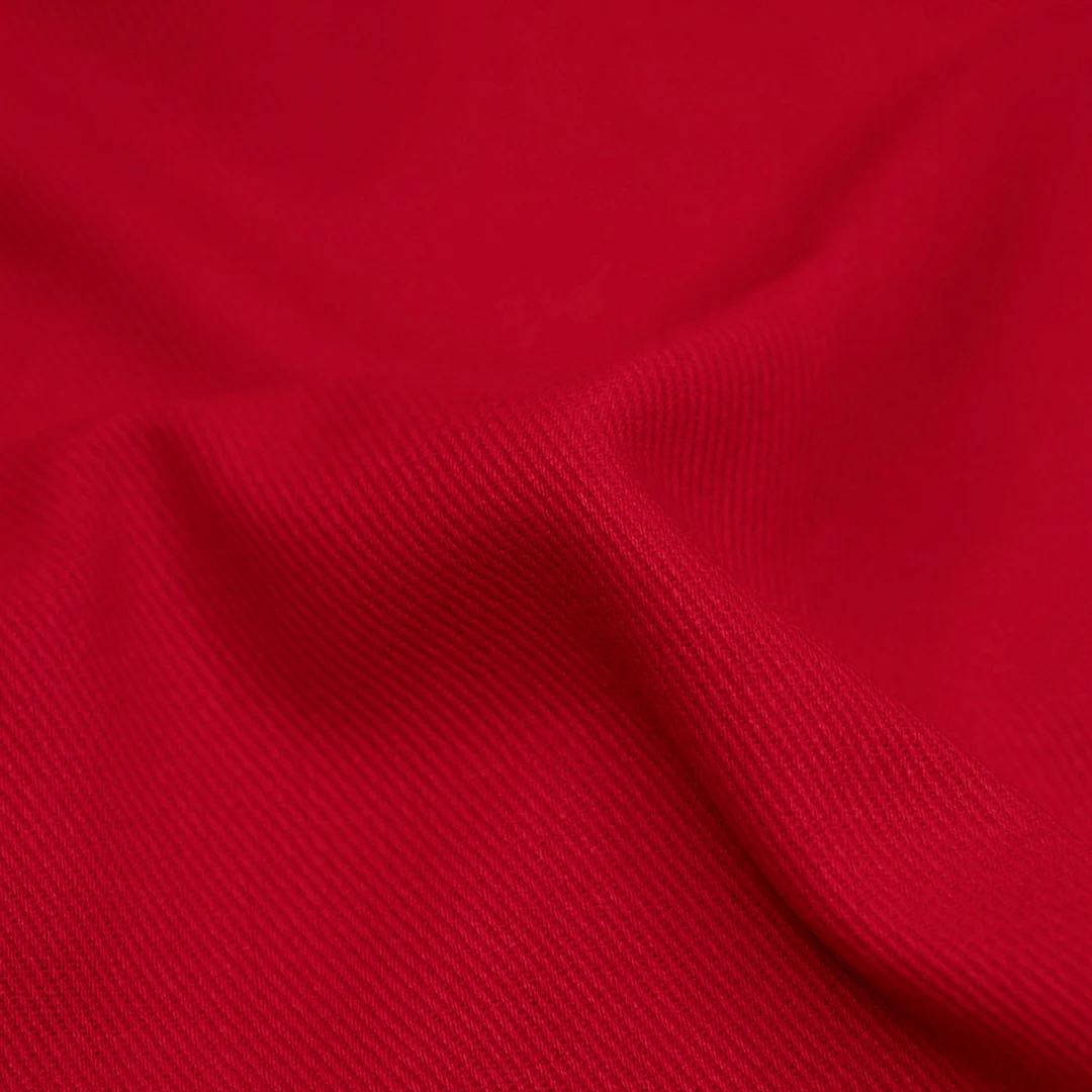 9oz Brushed Bull Denim - Chili Pepper