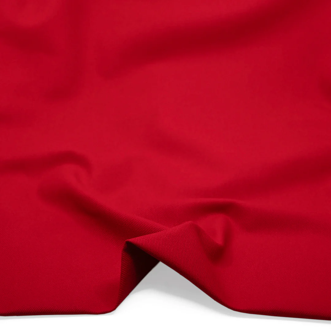 9oz Brushed Bull Denim - Chili Pepper - Image 3