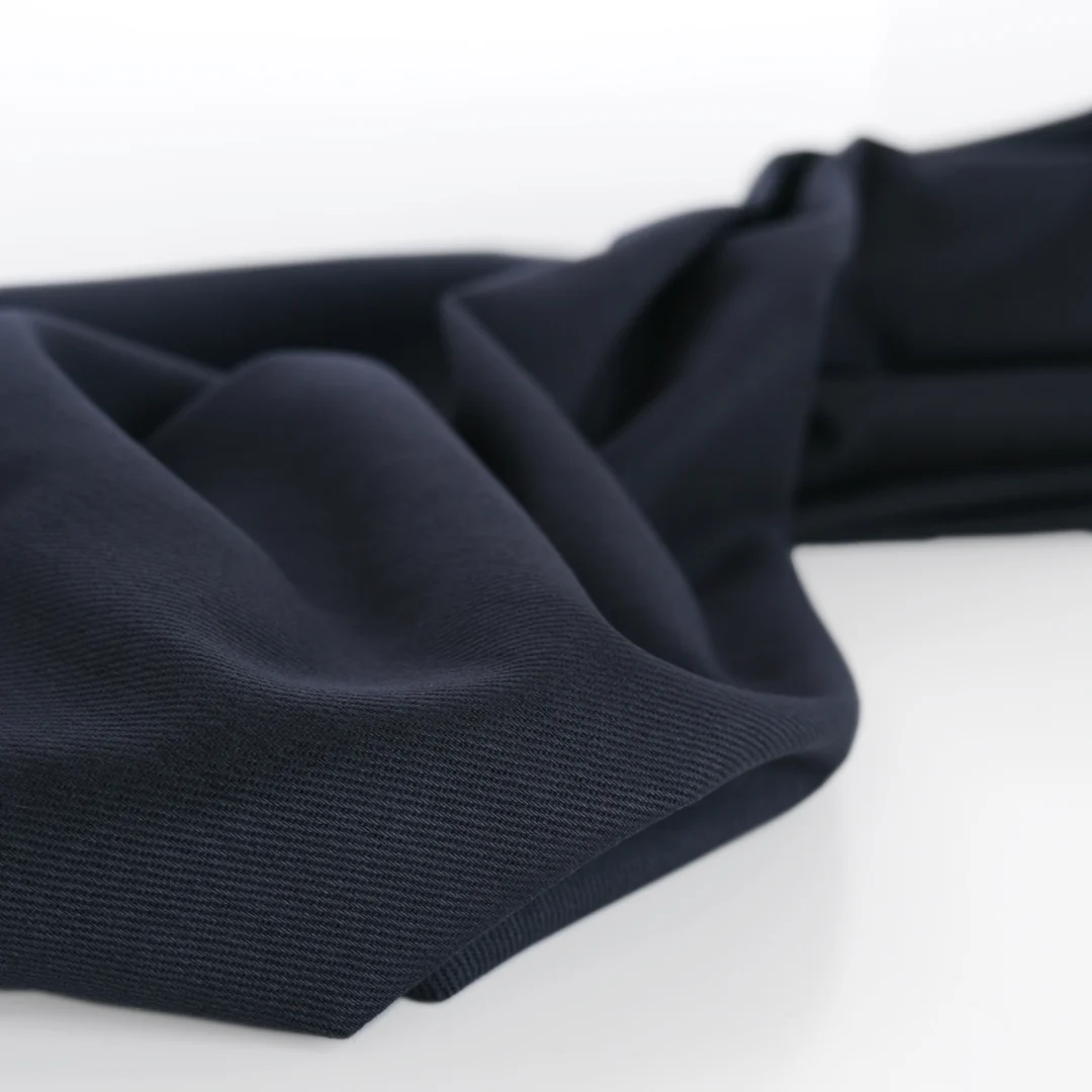 9oz Brushed Bull Denim - Midnight Navy - Image 3