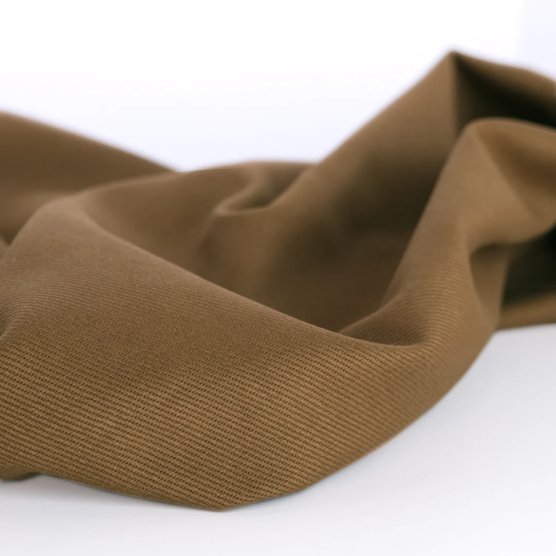 9oz Brushed Bull Denim - Walnut - Image 3