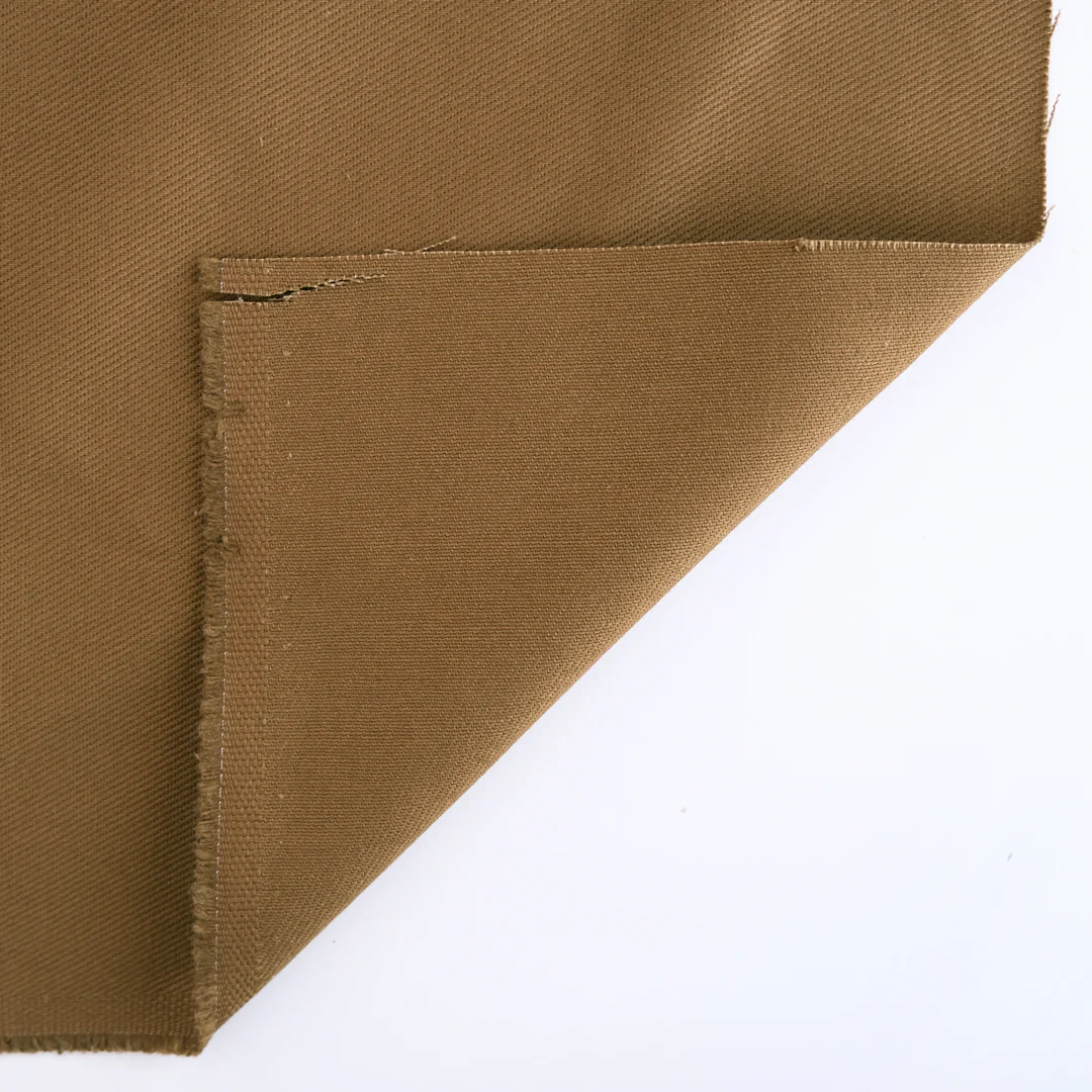 9oz Brushed Bull Denim - Walnut - Image 4