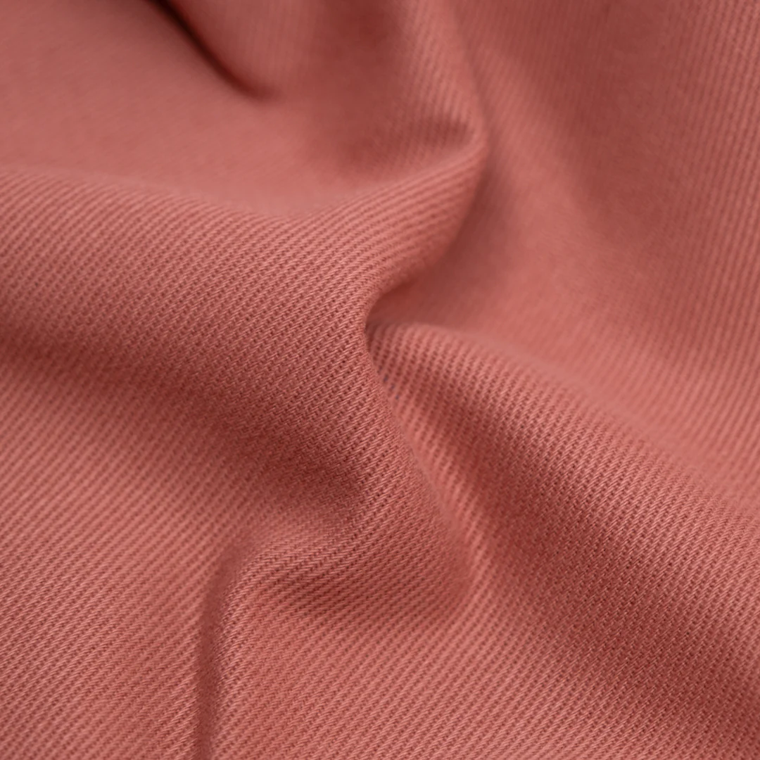 9oz Brushed Bull Denim - Wild Rose