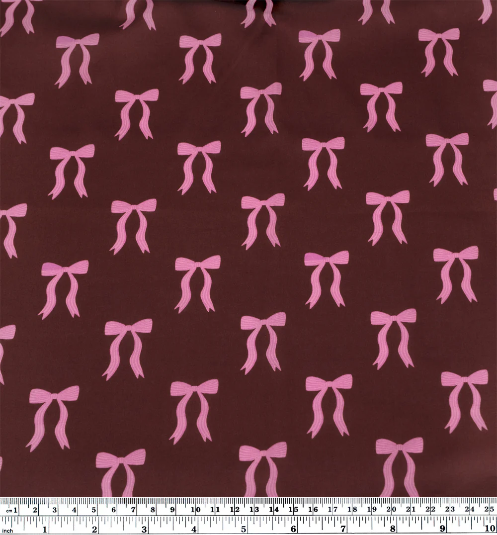 Adorn You Lightweight Cotton Lawn - Burgundy/Candy Pink - Image 5