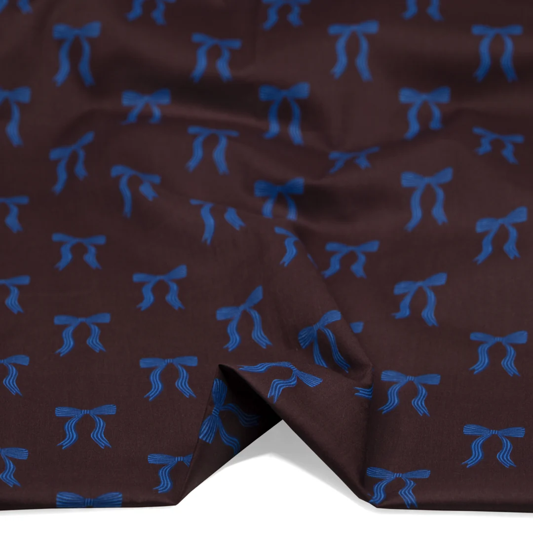 Adorn You Lightweight Cotton Lawn - Ganache/Lapis