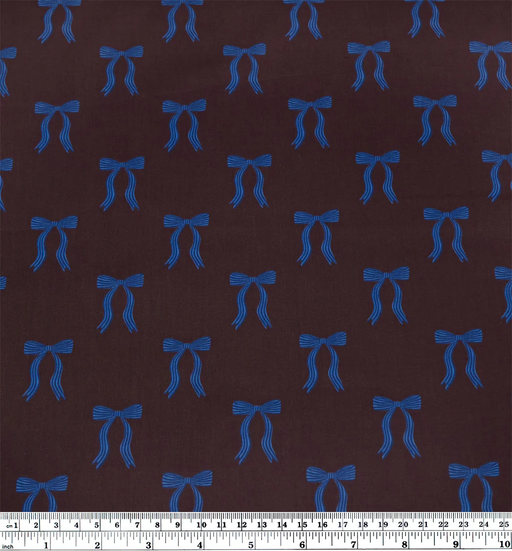 Adorn You Lightweight Cotton Lawn - Ganache/Lapis - Image 5