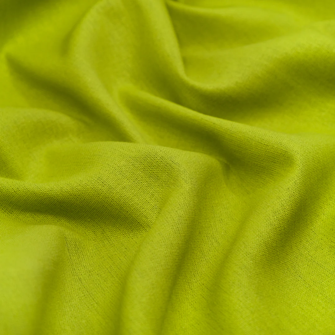 Airy Linen Viscose Blend - Electric Lime