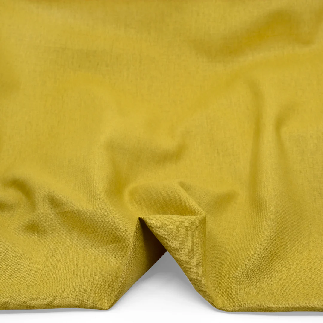 Airy Linen Viscose Blend - Maize - Image 2