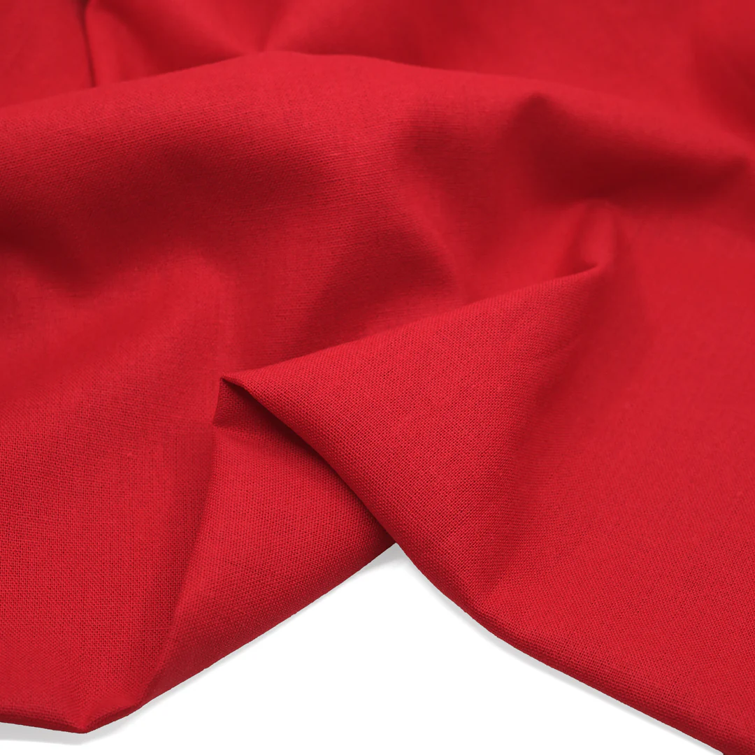 Airy Linen Viscose Blend - Poppy - Image 2